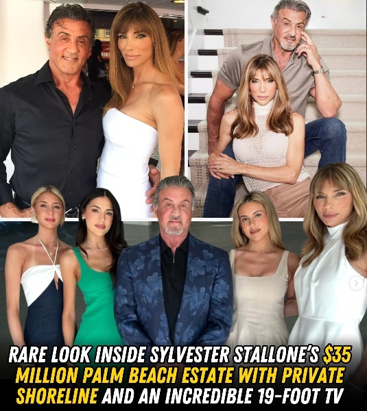 The actor Sylvester Stallone reveals his $35M Florida mansion, sharing that “It finally feels like home.”