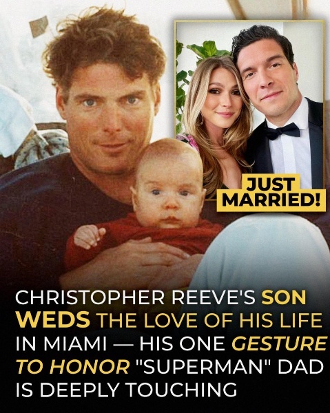 Will Reeve, son of Christopher Reeve, weds Amanda Dubin in a Miami ceremony — full details inside