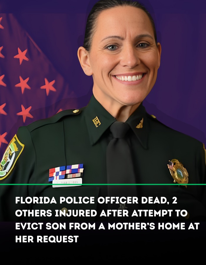 In Florida, an officer died and two colleagues were wounded while carrying out a mother’s request to remove her son