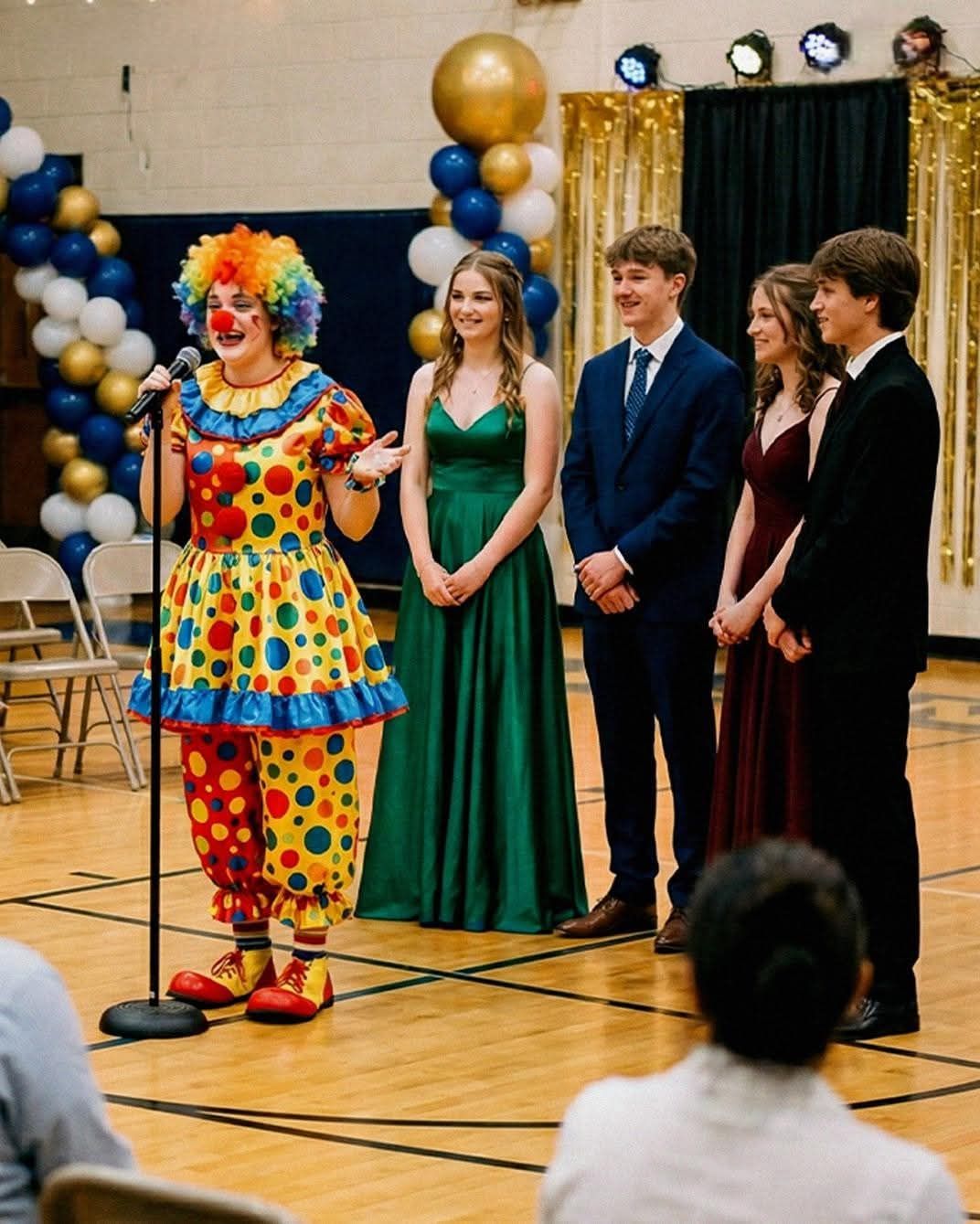 My Late Daughters Classmates Dressed as Clowns for Graduation, When I Saw the Secret Written Inside Their Wigs, I Collapsed