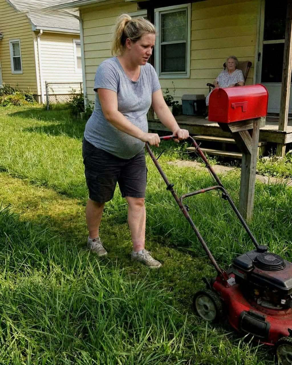 I Mowed the Lawn for the 82-Year-Old Widow Next Door – The Next Morning, a Sheriff Woke Me up with a Request That Made My Blood Run Cold!!